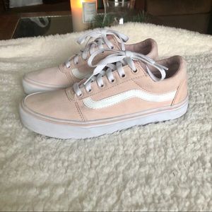 Light pink Vans old skool sneakers